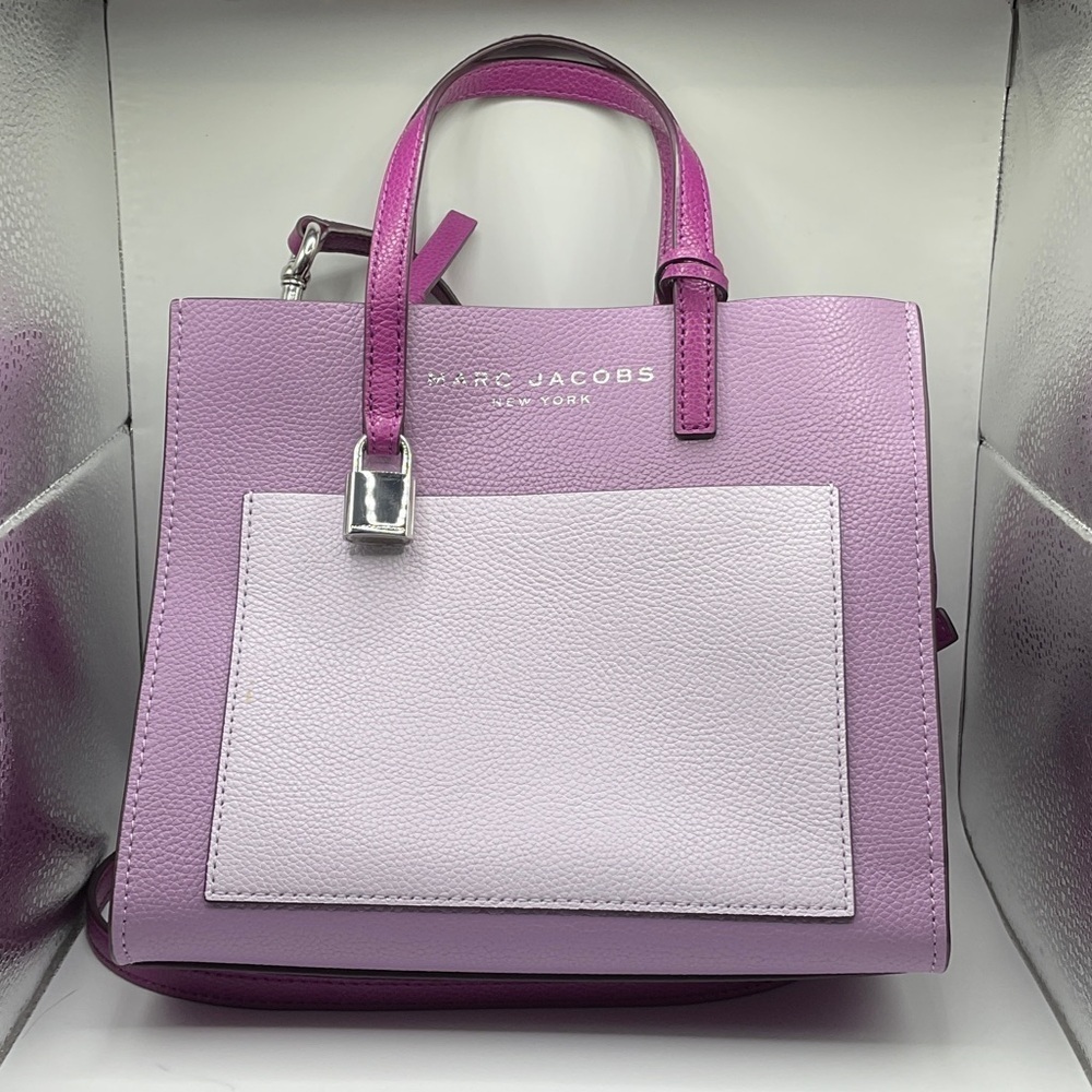 023 - Marc Jacobs Pink and Lavender Handbag - Picture 2 of 11